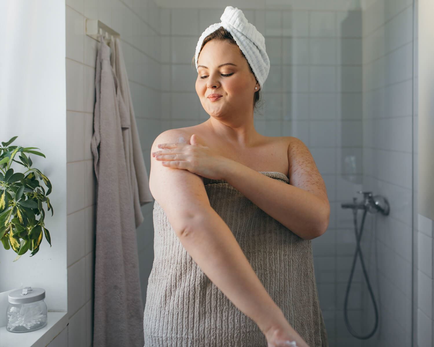 A shorter shower might help your skin