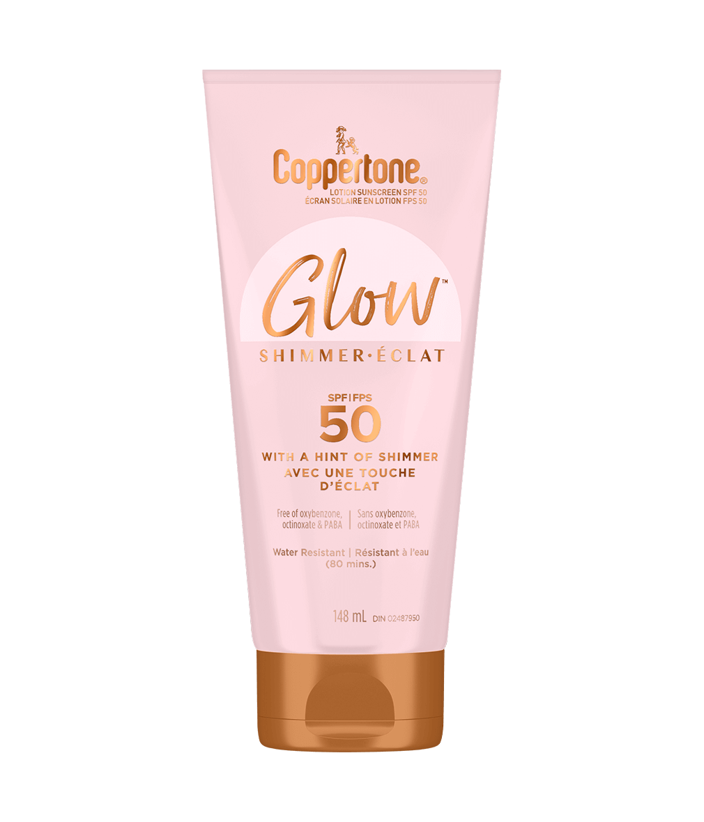 Coppertone® Glow Sunscreen Lotion with Shimmer SPF50