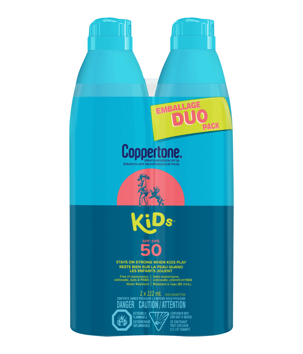 Coppertone® KIDS Continuous Spray SPF50 Duo Pack