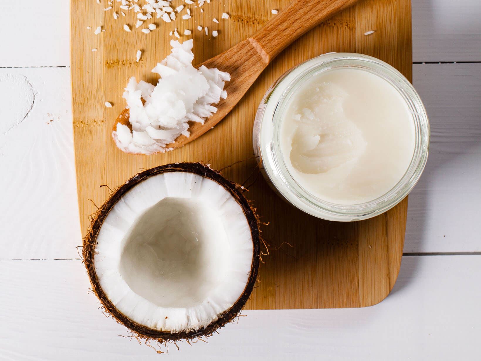 Kokosöl für weiche Haut