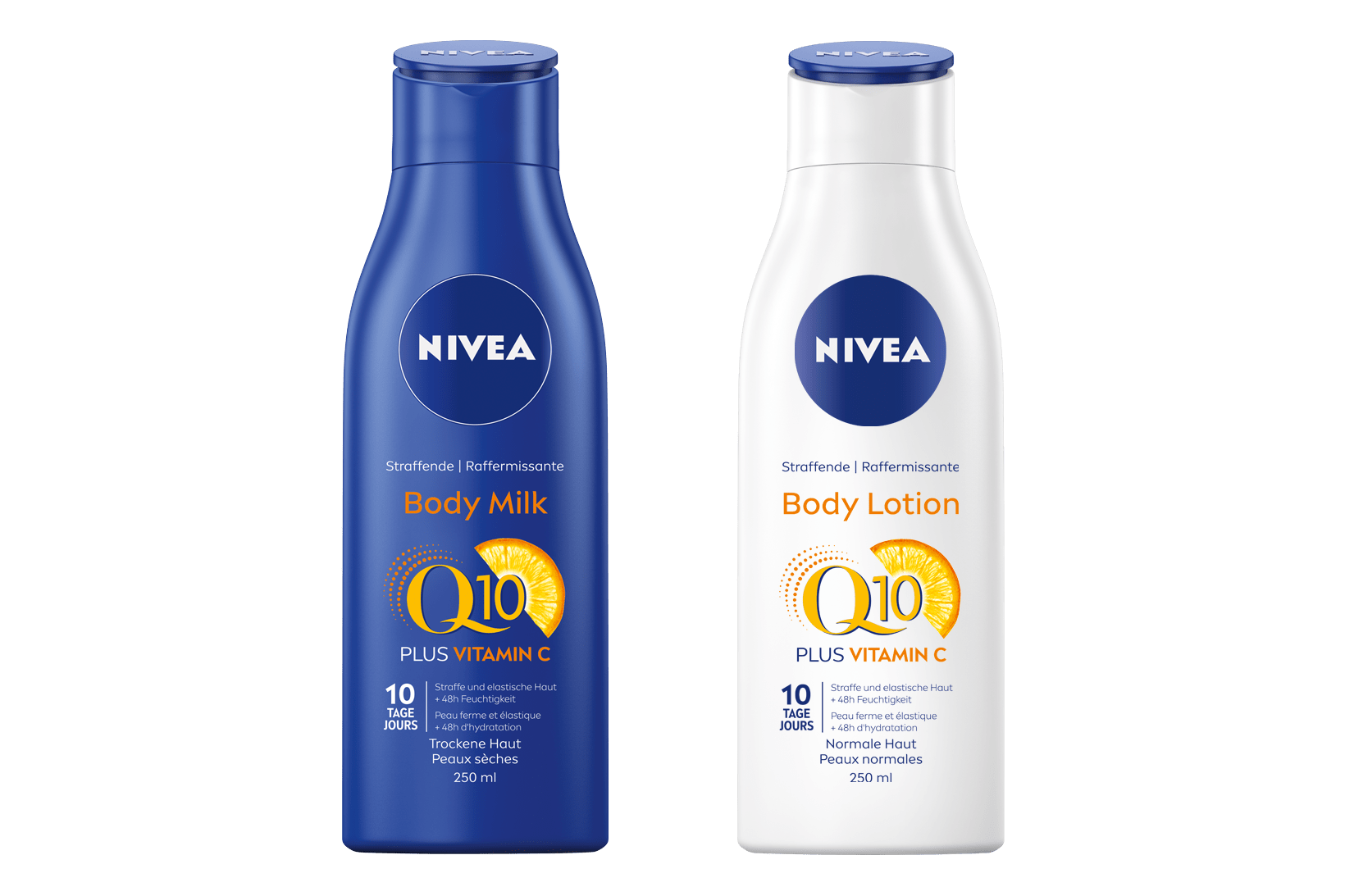NIVEA Q10 Straffende Body Milk und Body Lotion