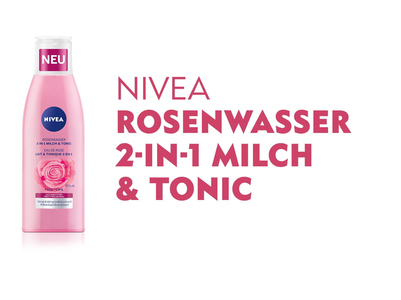 NIVEA Rosenwasser Milch. & Tonic