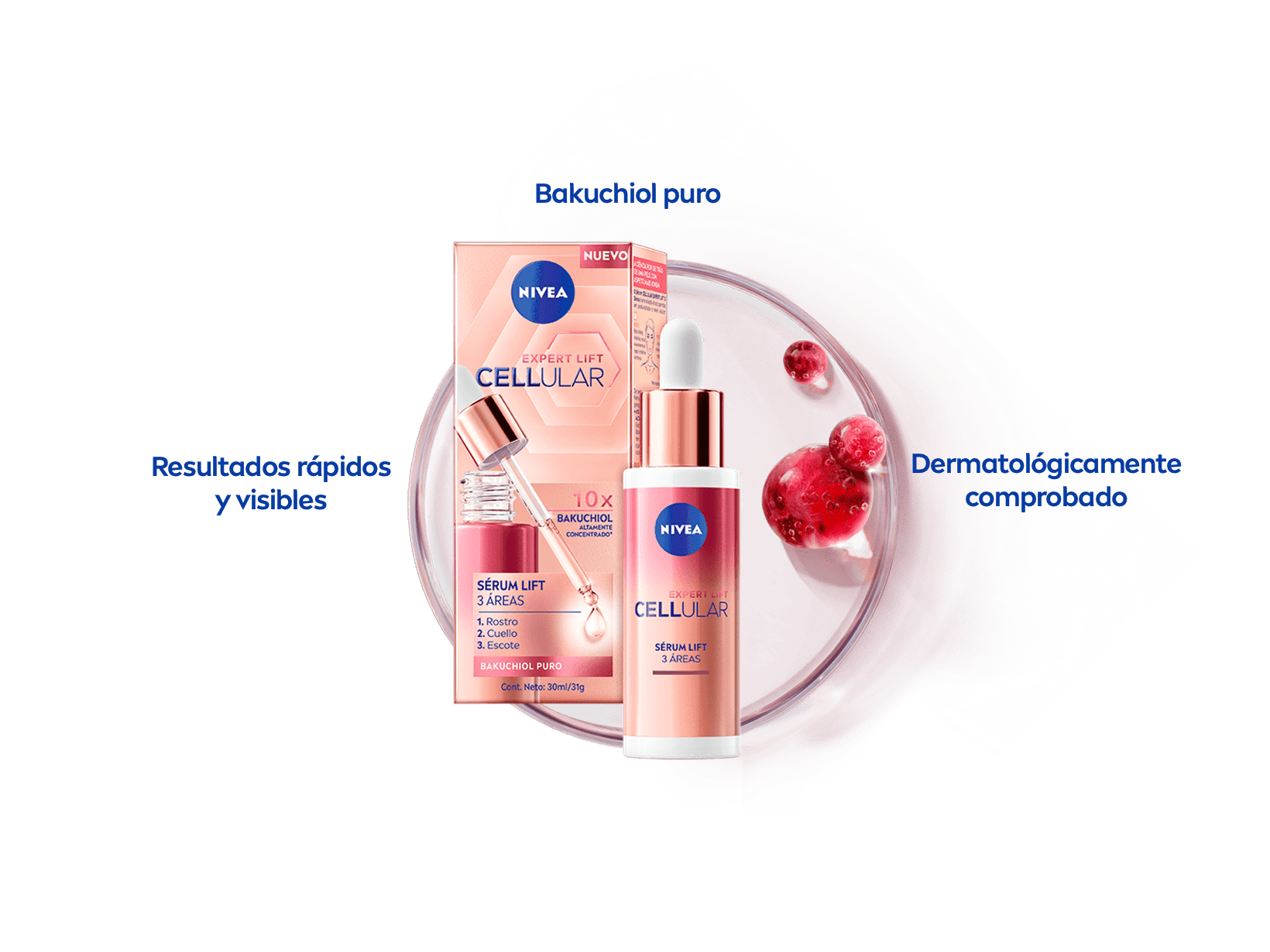 Crema facial de día cellular expert lift con bakuchiol