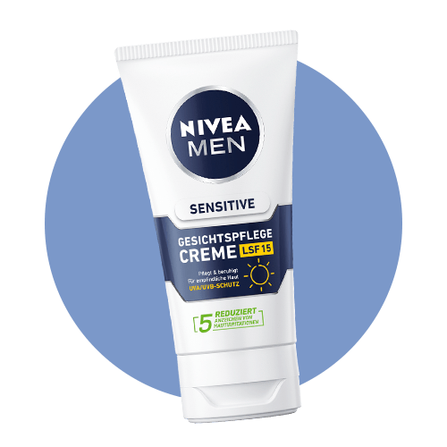 NIVEA MEN Sensitive Gesichtspflege mit Lichtschutzfaktor 15