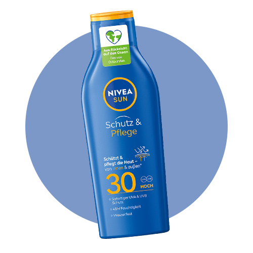 NIVEA Schutz und Pflege Sonnenmilch mit Lichtschutzfaktor 30
