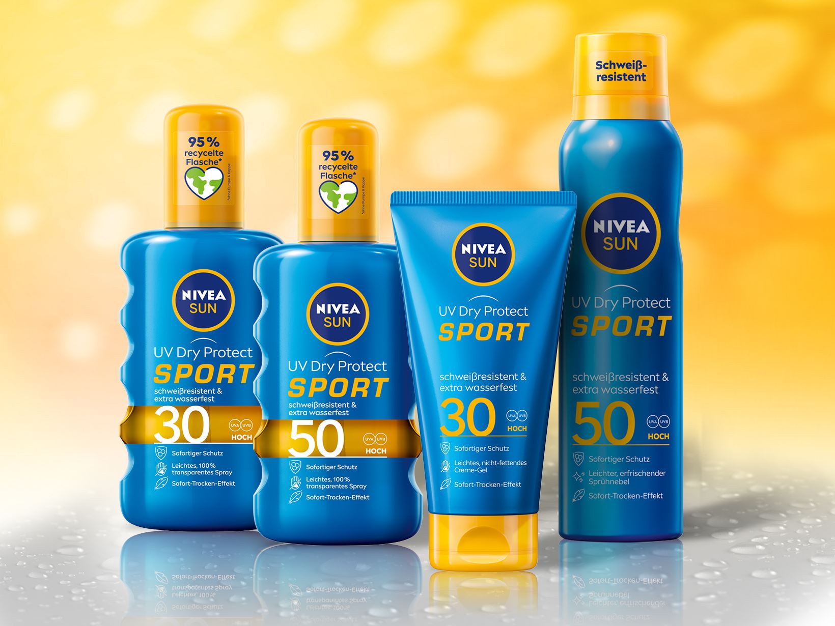 NIVEA SUN UV Dry Protect Sport - Produkte