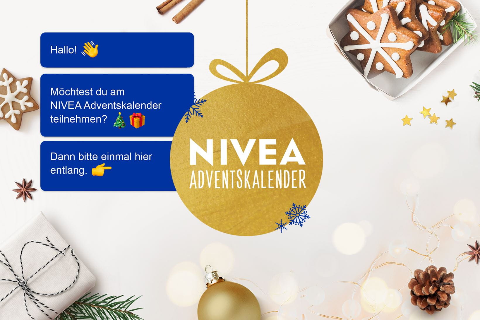 Der NIVEA Adventskalender 2021 auf der Gewinnspielseite