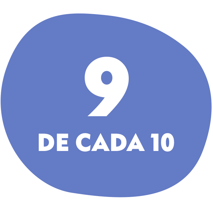 9 DE CADA 10 