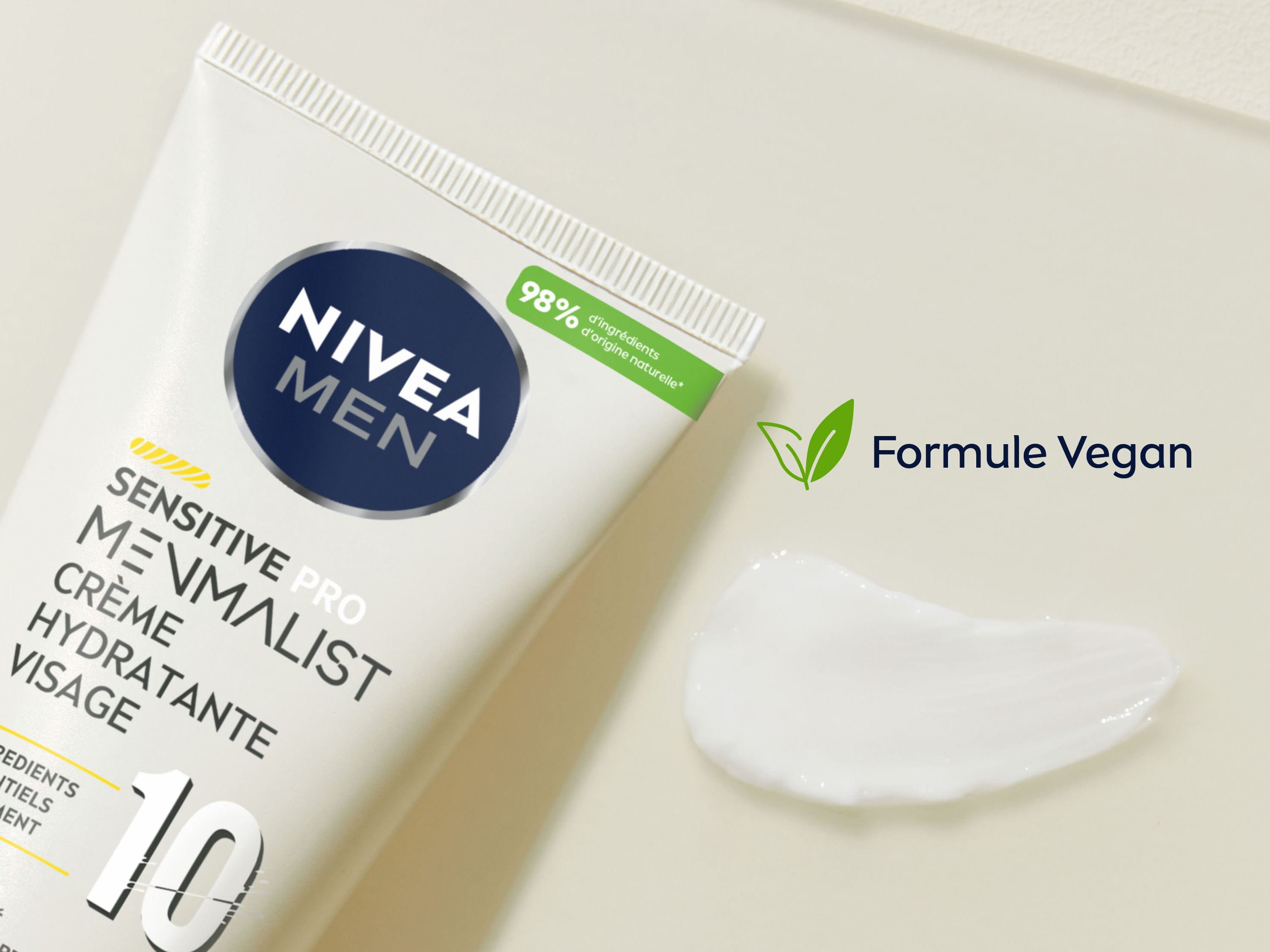 New NIVEA MEN Sensitive Pro Menmalist Face Cream and Sustainability
