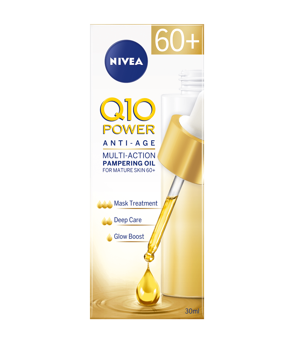 nivea q10 power 60+ pampering oil