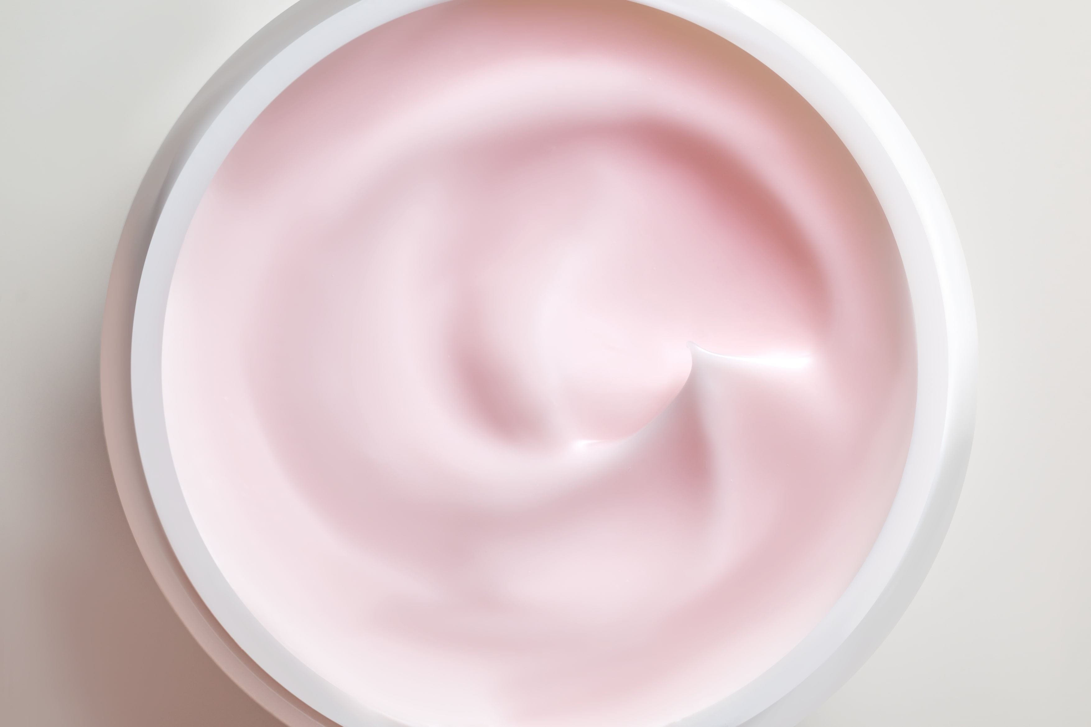 rose oil face cream pink