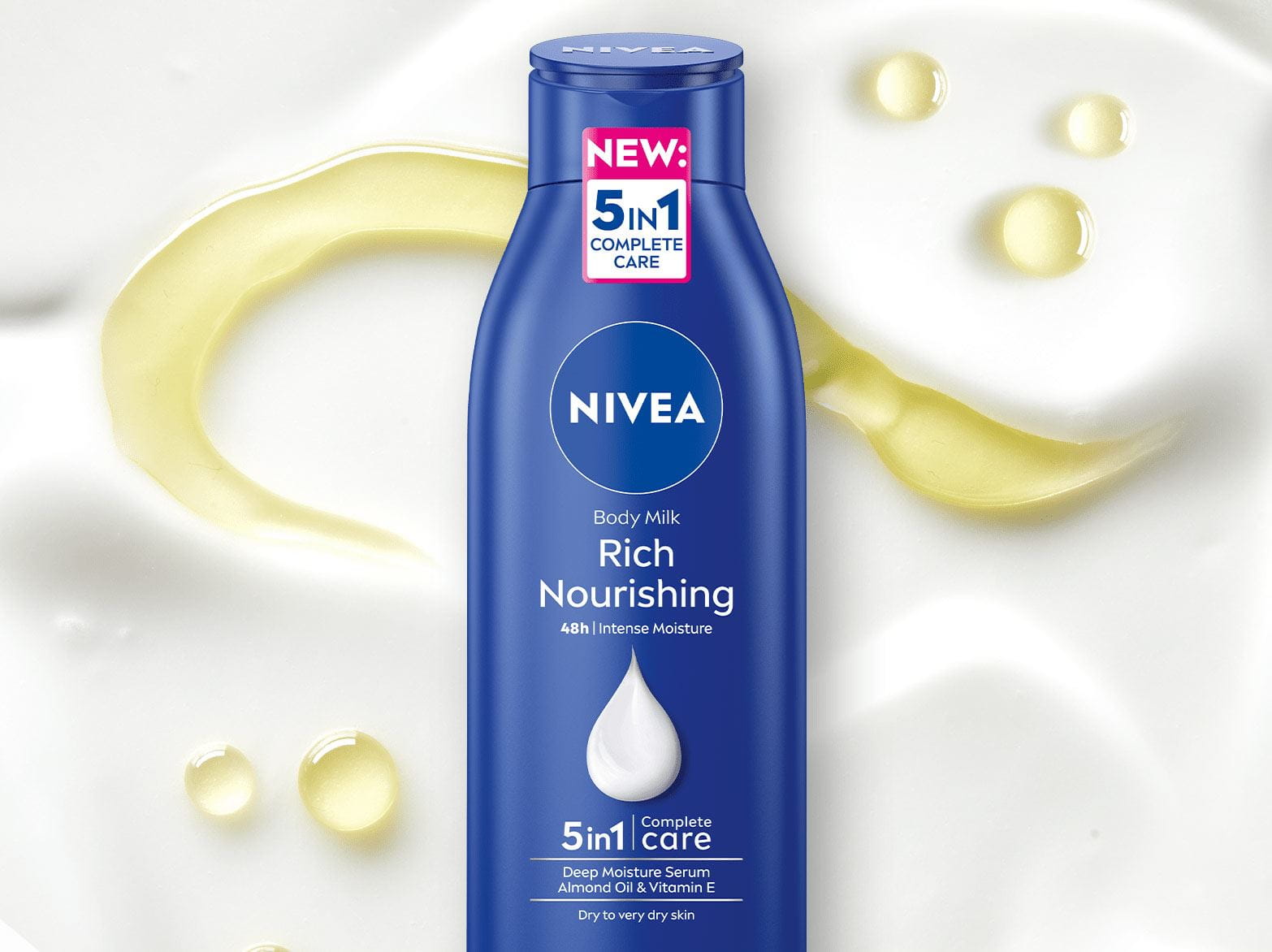 rich nourishing NIVEA mlijeko za tijelo