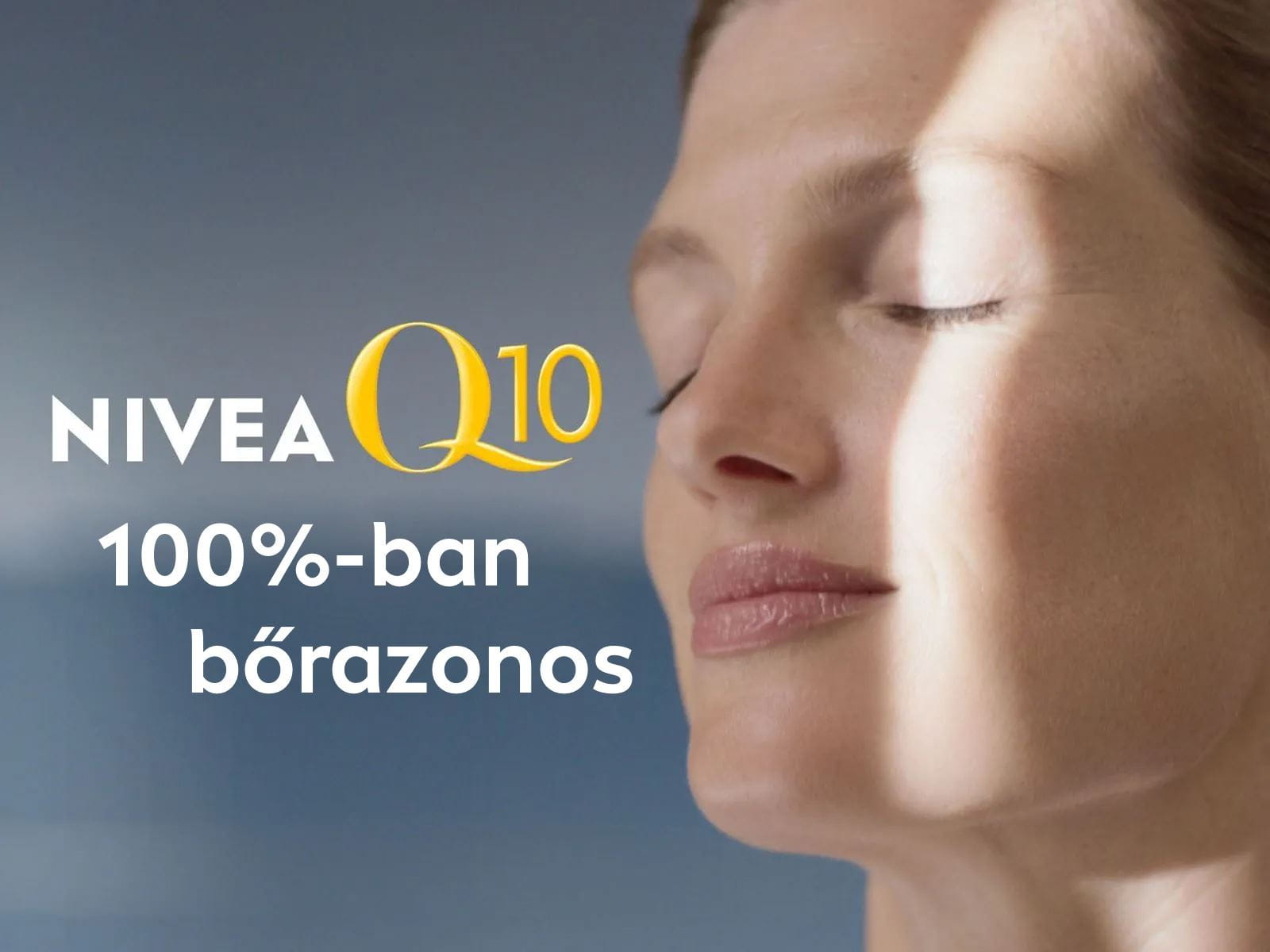 A NIVEA Q10 100%-ban bőrazonos