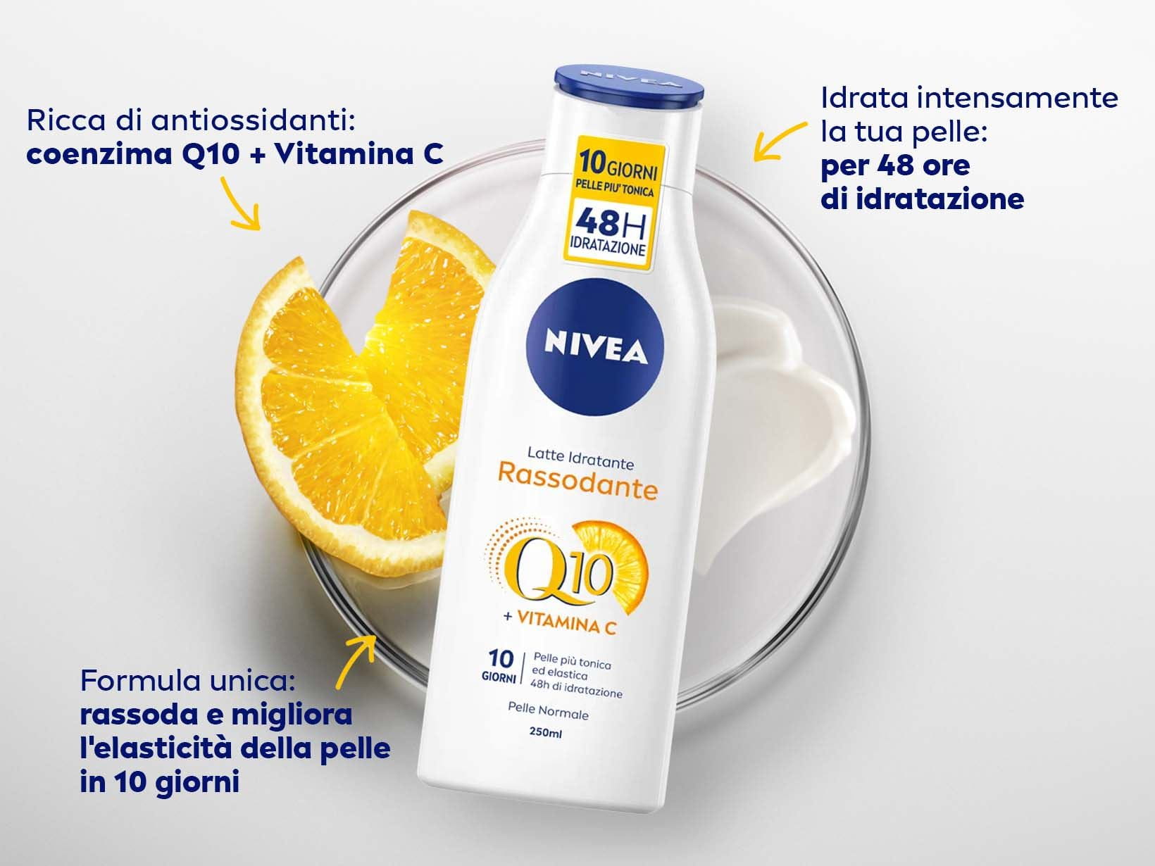 Ricca di antiossidanti: coenzima Q10 + Vitamina C