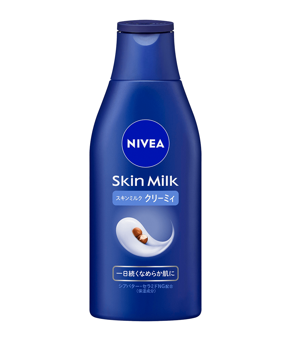 ニベア　スキンミルク　クリーミィの商品パッケージ画像