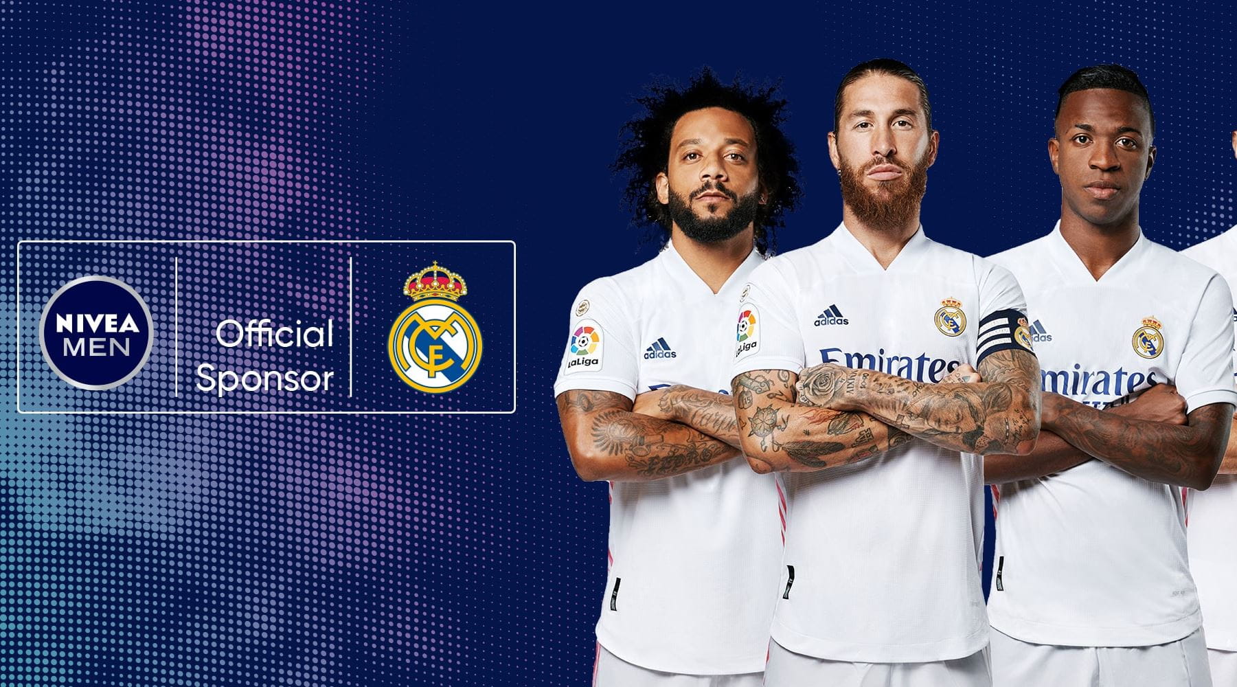 NIVEA MEN x Real Madrid Partnership banner
