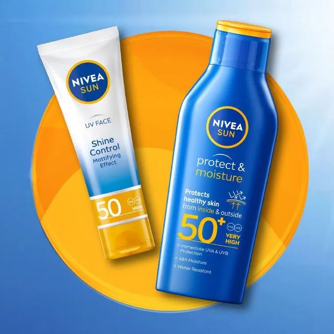 NIVEA Sun protection range products