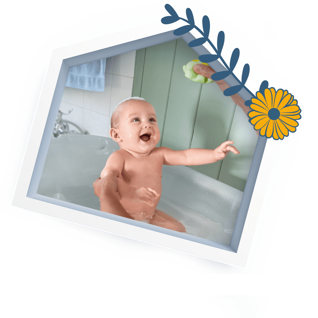 When is it time for the first baby bath?