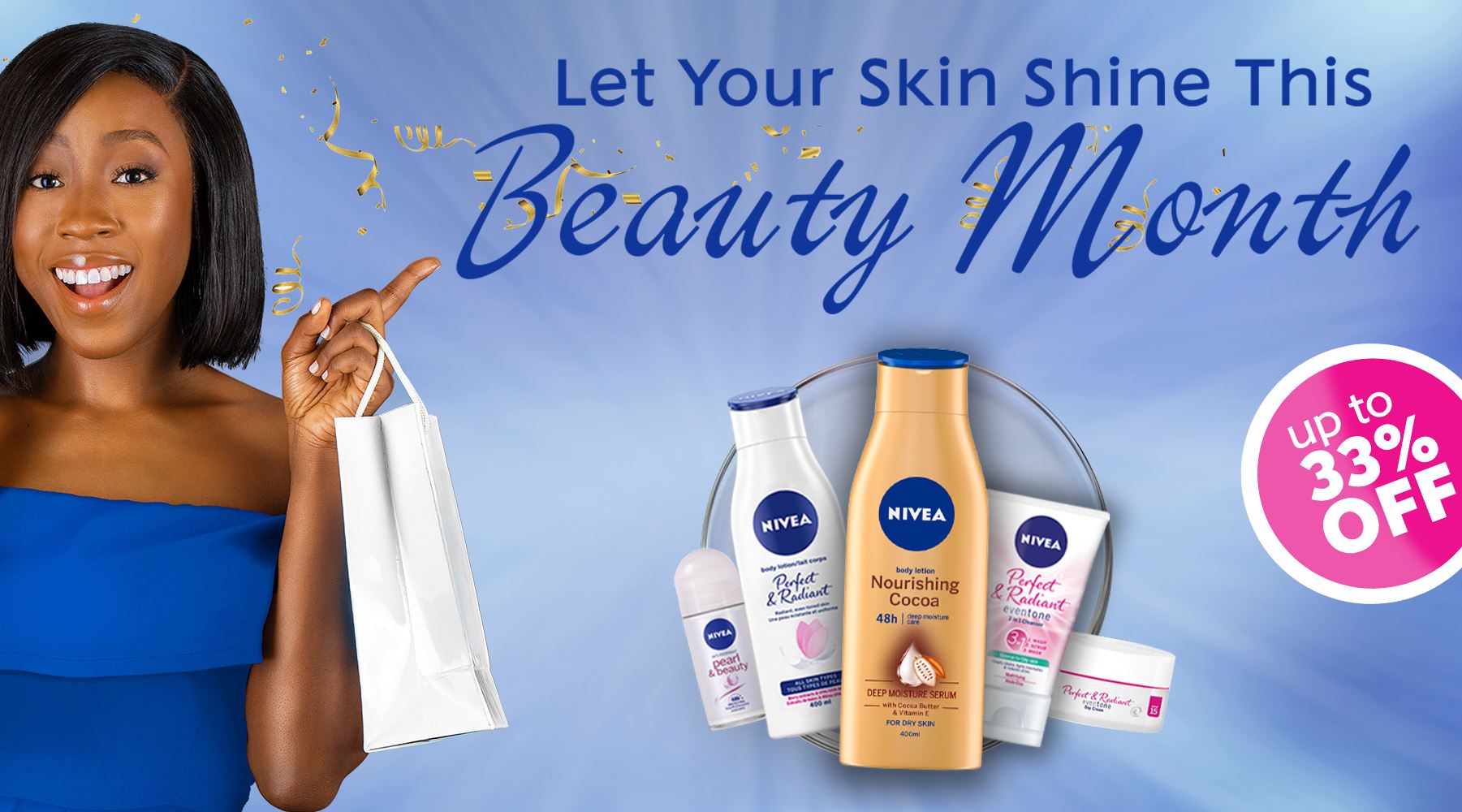 33% off! Beauty Month - #MyPowerWithNIVEA