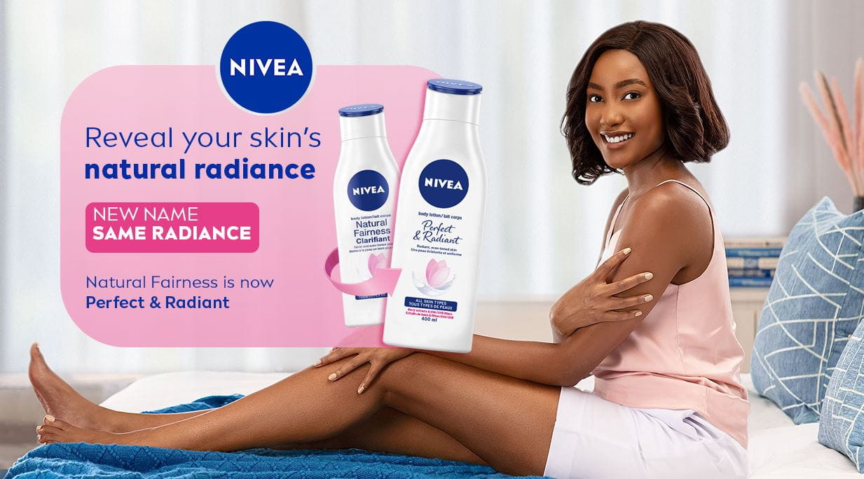 Winst rijm as NIVEA Natural Fairness is now Perfect & Radiant