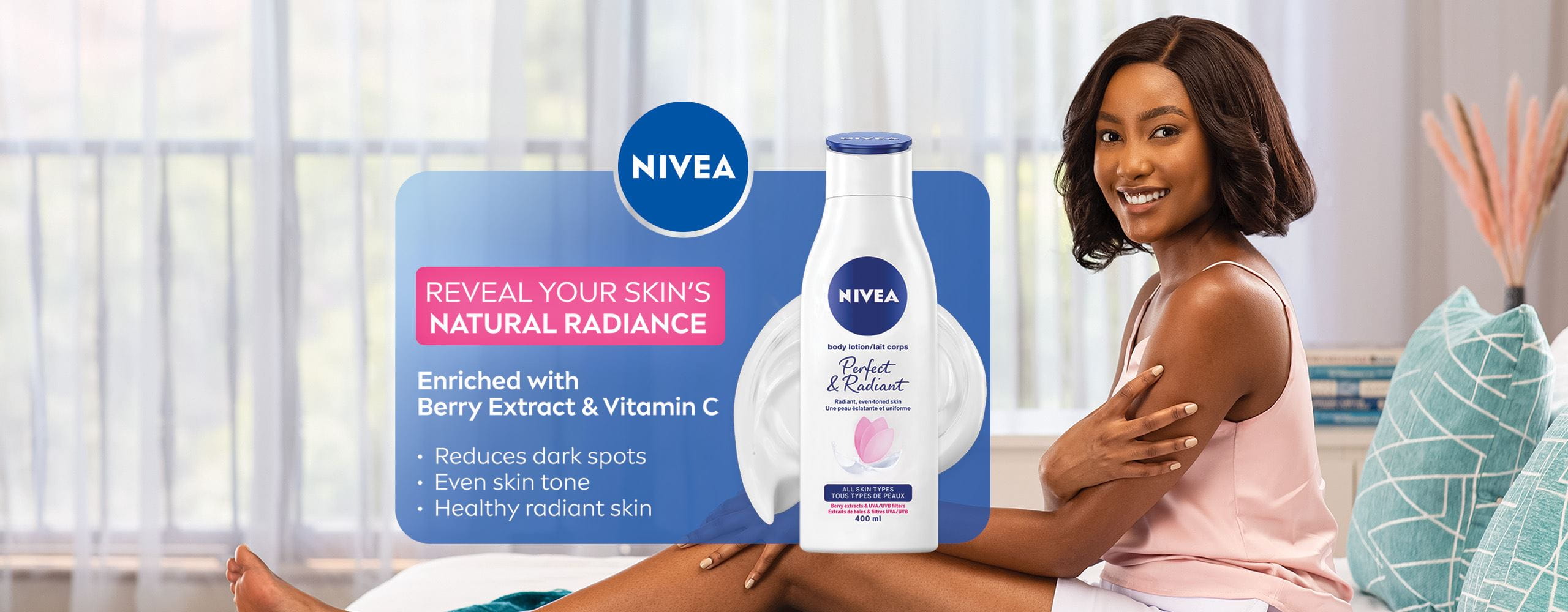 Reveal your skin's natural radiance with NIVEA Perfect & Radiant