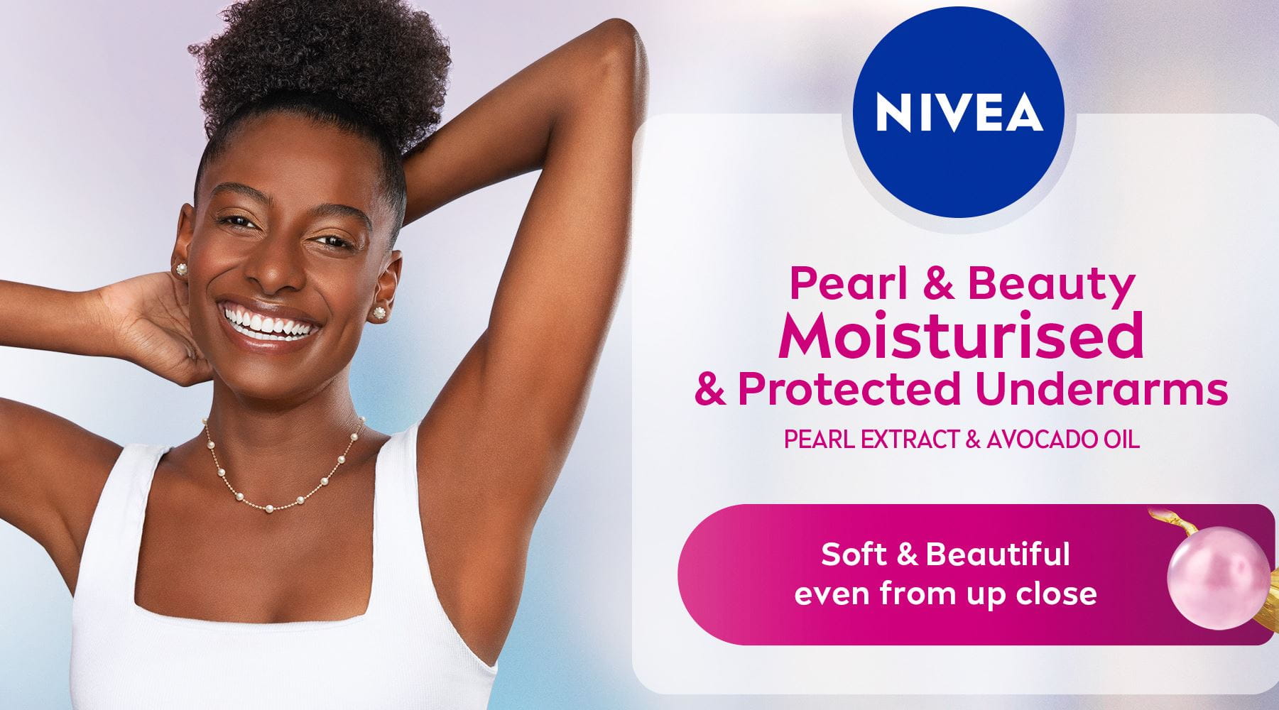 NIVEA Pearl & Beauty Deo with Pearl Extract and Avocado Oil