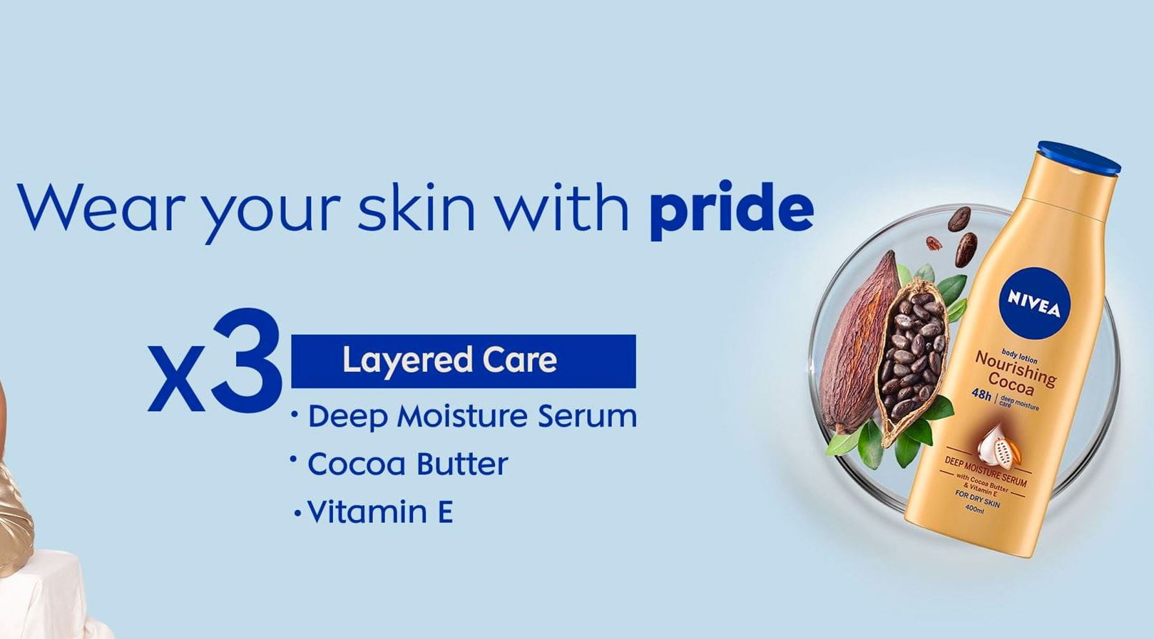 Wear your skin with pride with Nourishing Cocoa image banner