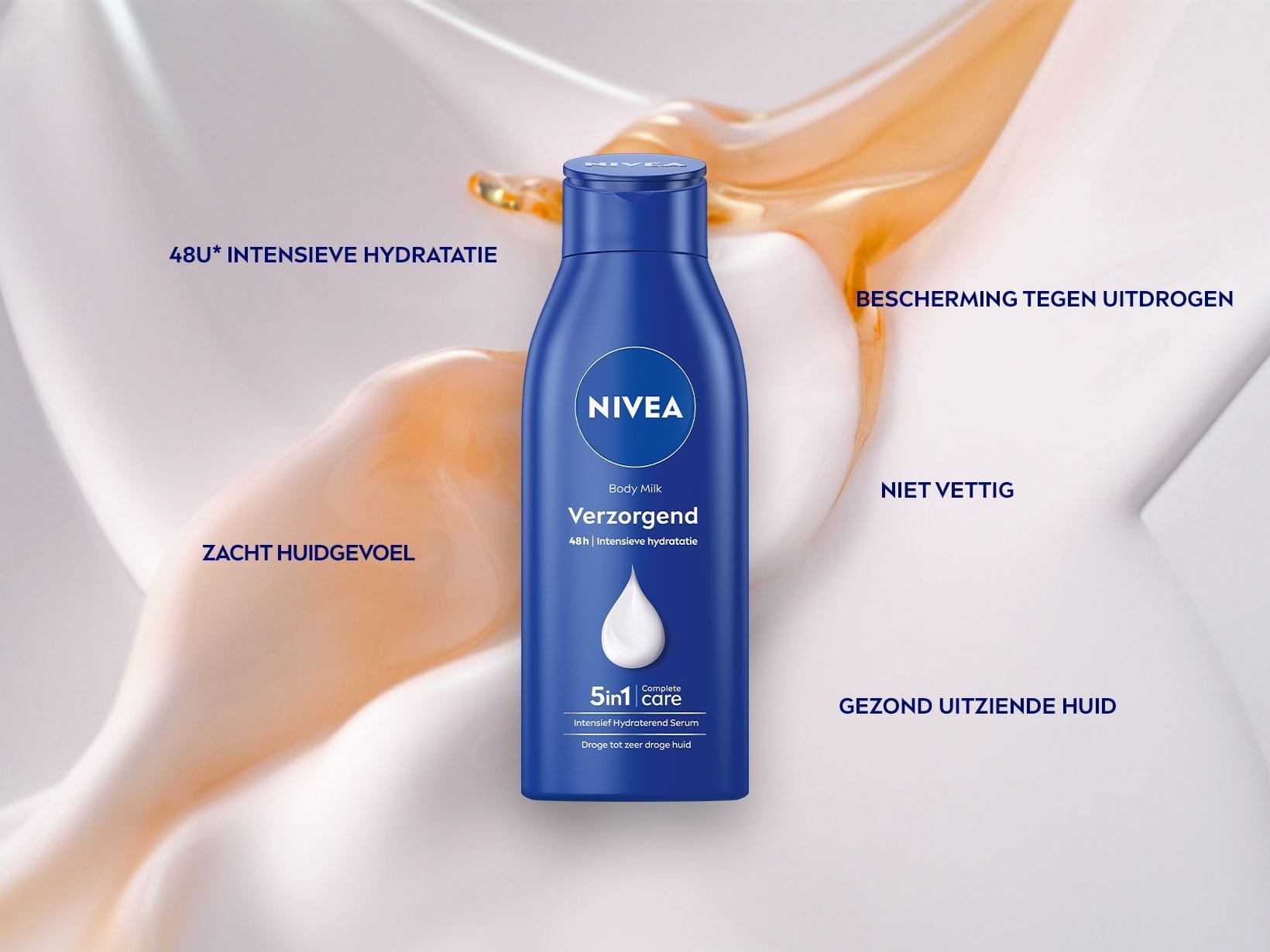 You can see here how NIVEA body moisturizer takes care of your dry skin.