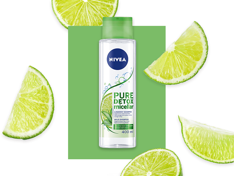 Łagodny szampon NIVEA Pure Detox Micellar