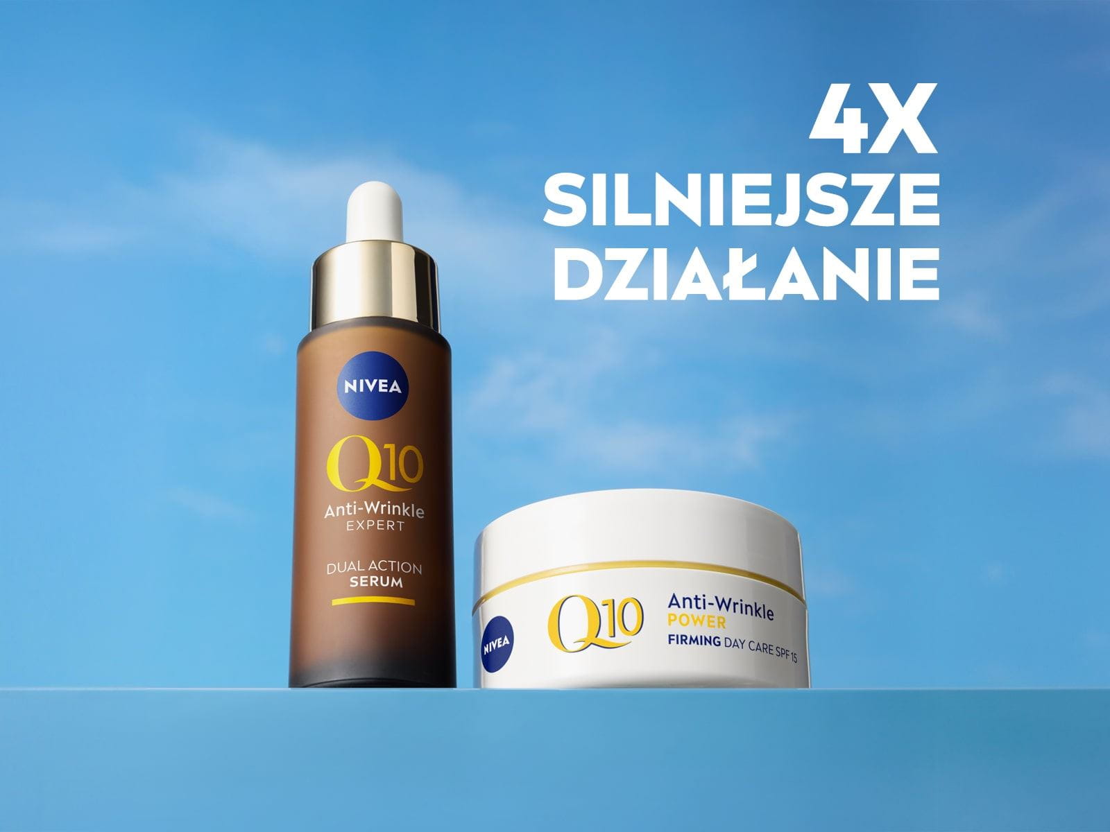 4 x silniejsze działanie produktów Q10 razem