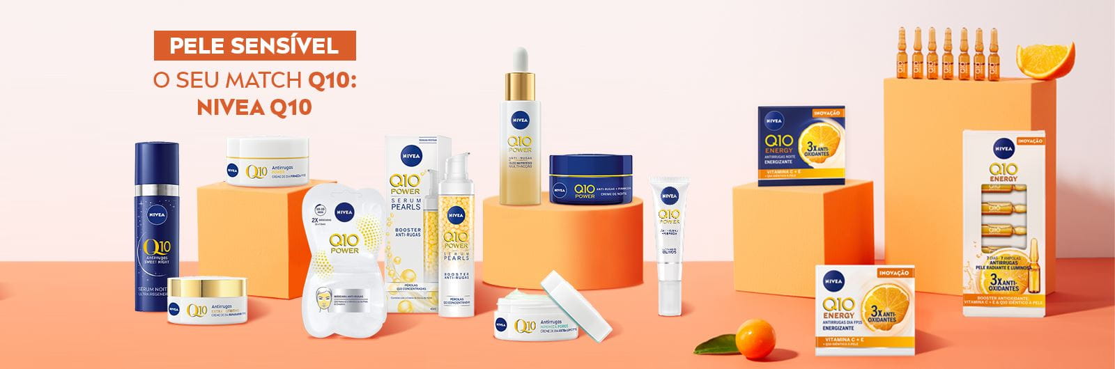 produtos Q10 para pele sensível