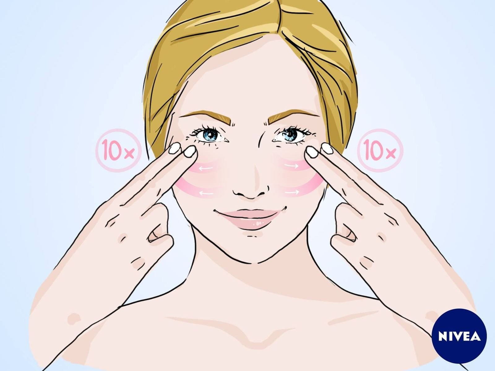 massagem facial com óleo
