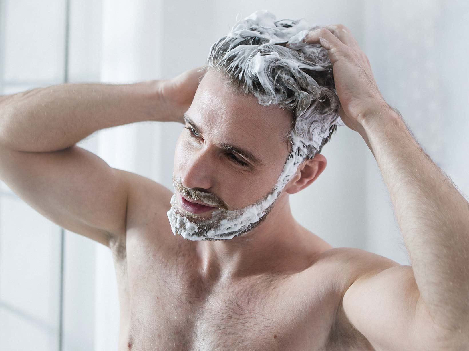 muško brijanje - korak čišćenje