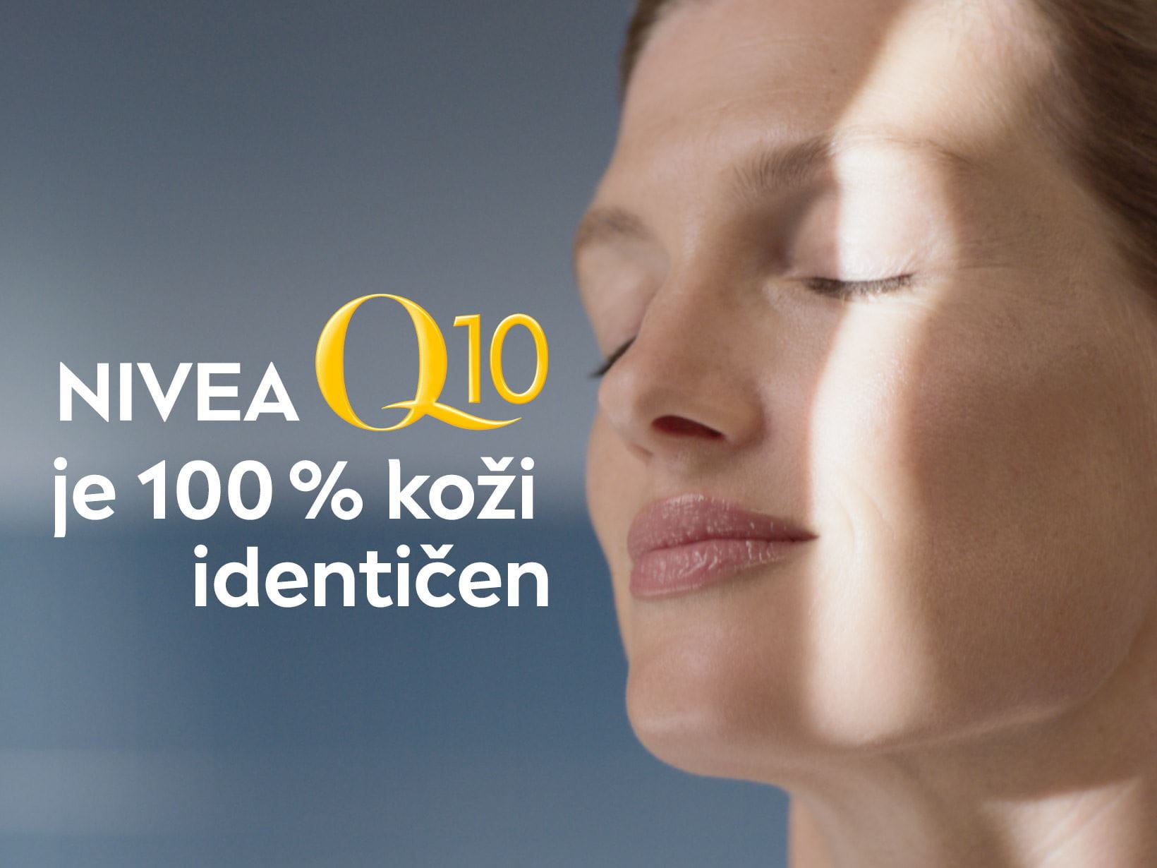 NIVEA Q10 je 100 % koži identičen
