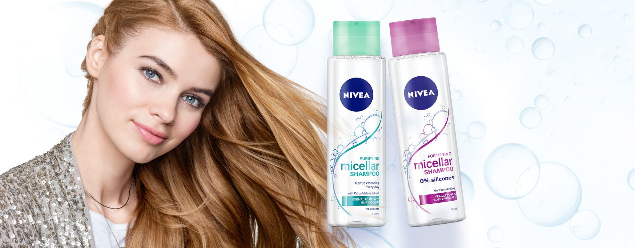 Novinka - micelárné šampóny NIVEA
