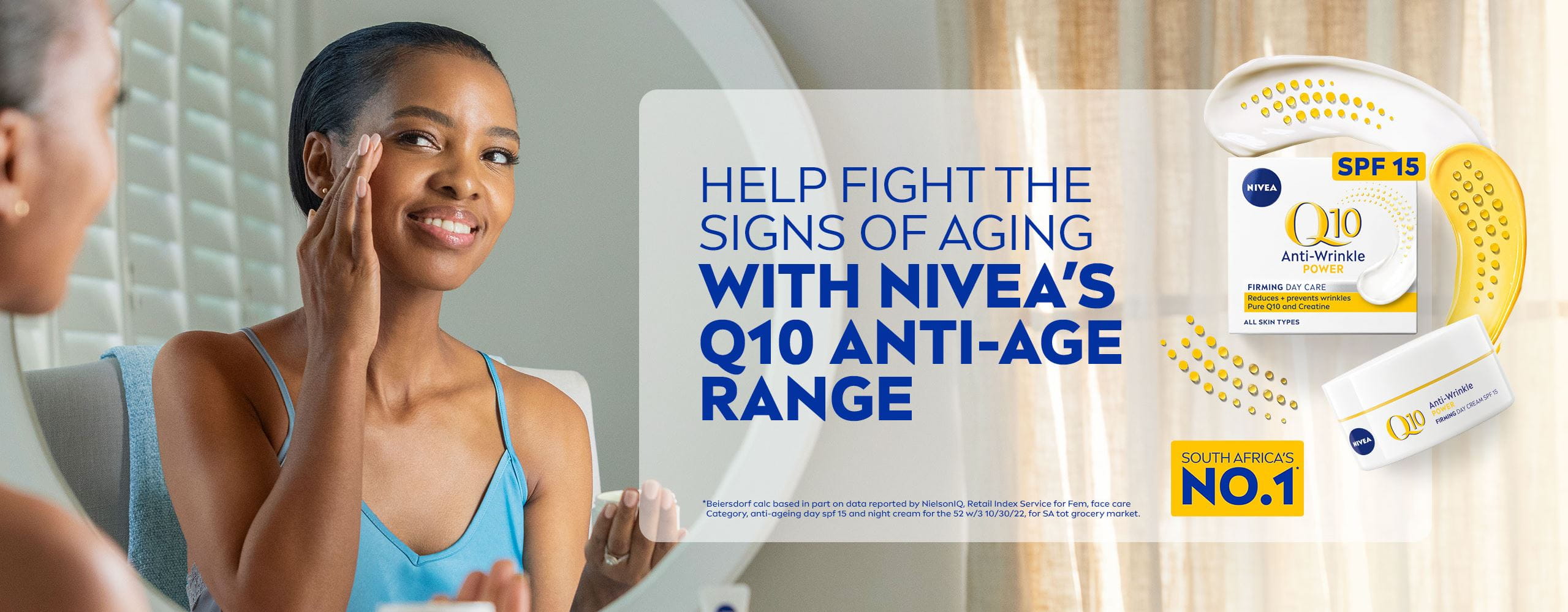 Help fight the signs of aging with NIVEA’s Q10 Anti-Age Range