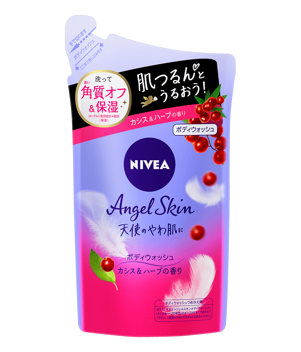 ニベア エンジェルスキン ボディウォッシュ カシス ハーブの香り 詰替え Nivea