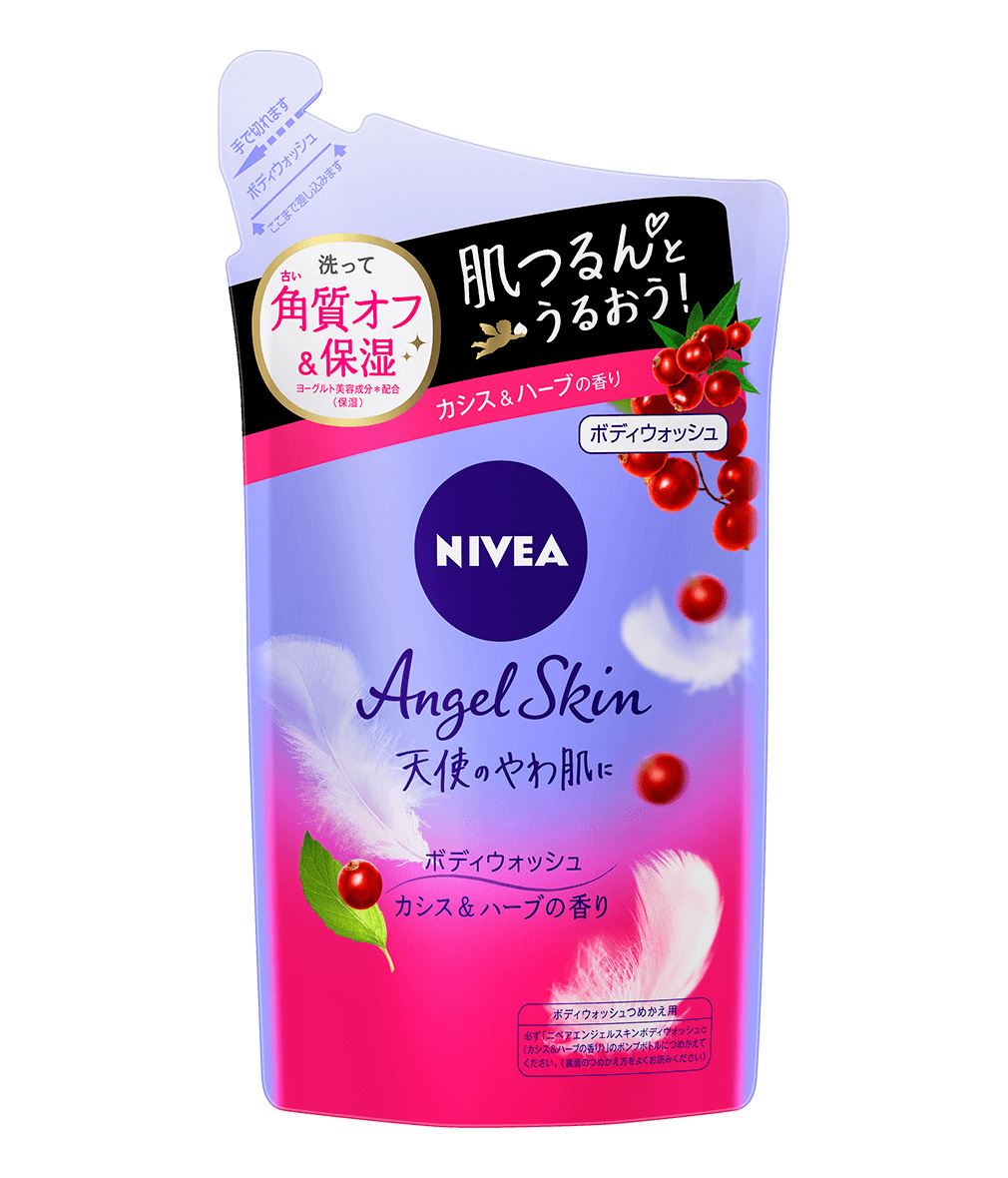 ニベア エンジェルスキン ボディウォッシュ カシス ハーブの香り 詰替え Nivea