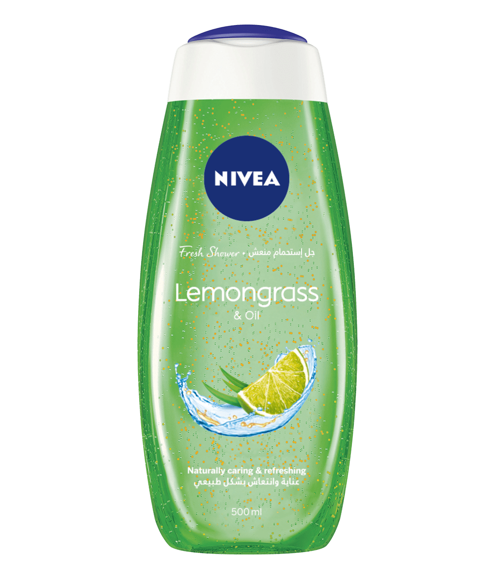 NIVEA Lemongrass & Oil Gel 500ml clean packshot bi-lingual