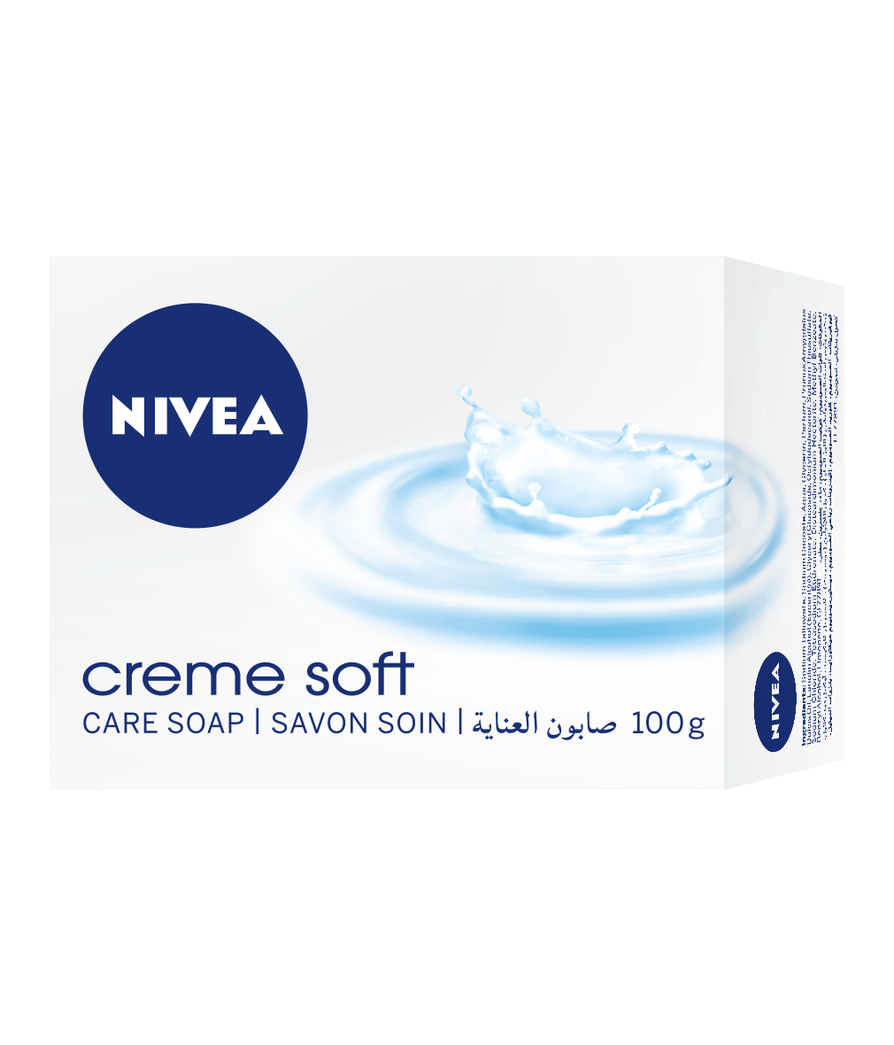 80608 NIVEA Creme Soft Bar Soap 100g clean packshot bi-lingual