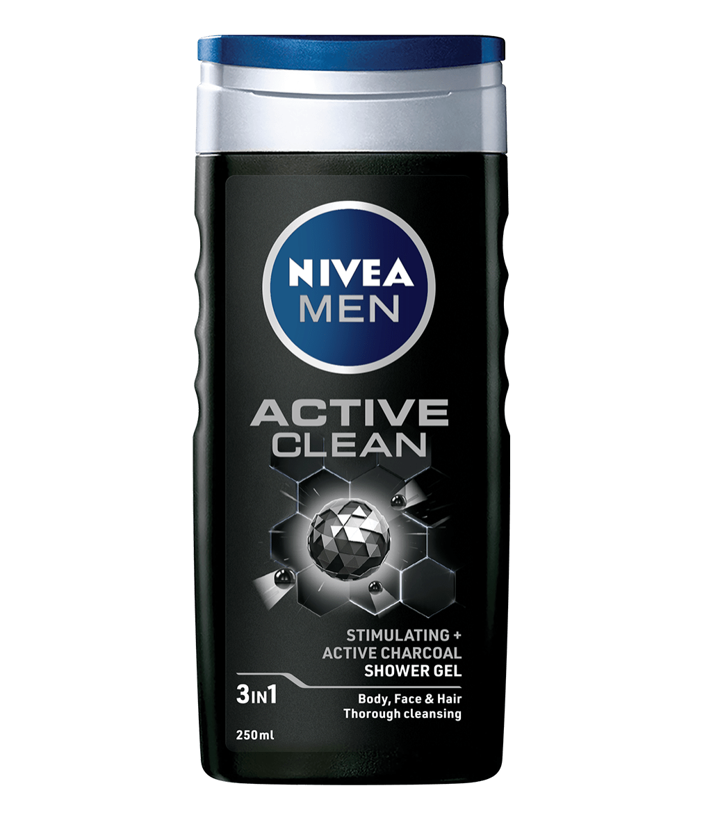 84045 Nivea Men Active clean shower gel 250ml clean packshot