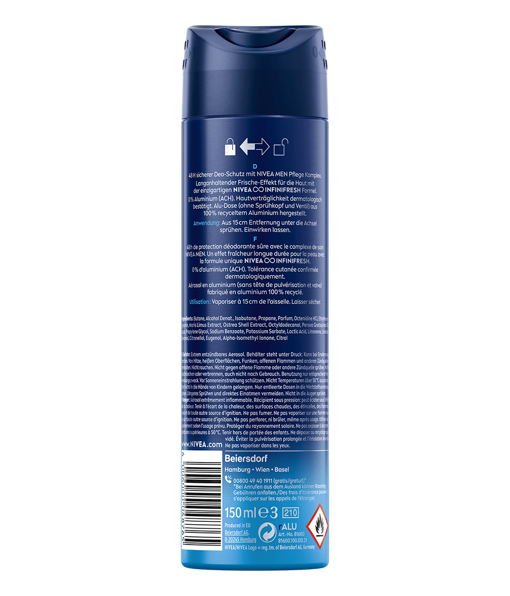 MEN Fresh Active Deodorant Spray_150ml