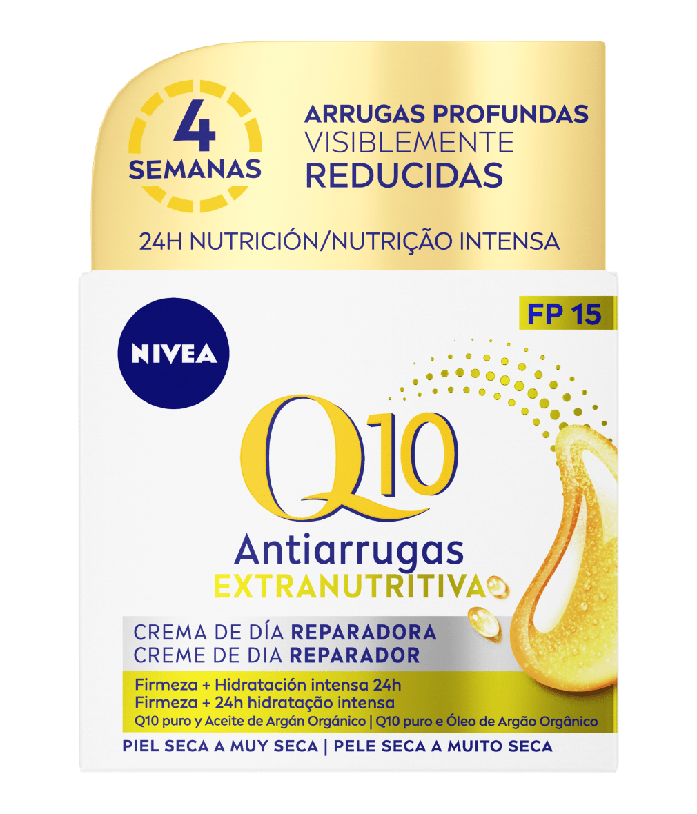 Q10 ANTIARRUGAS EXTRANUTRITIVA Crema de Día Reparadora FP15 | NIVEA