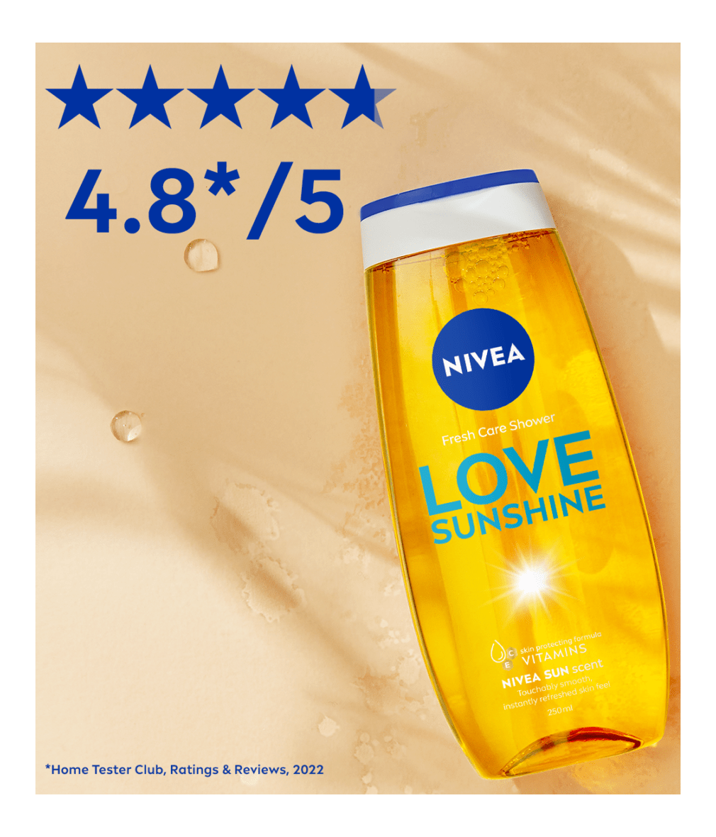 Love Sunshine Shower Gel Ml Shower Care Nivea