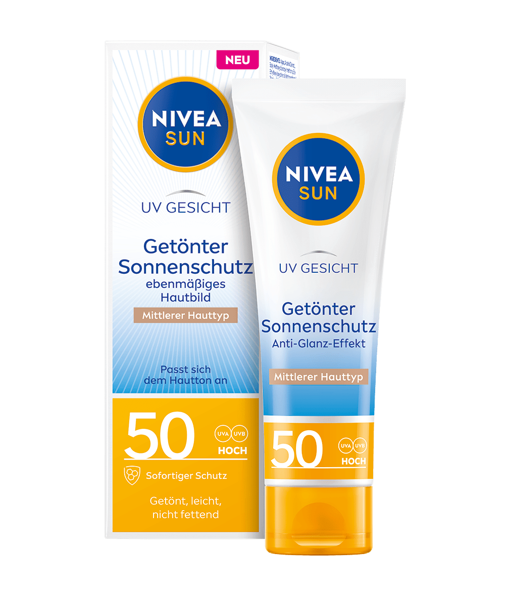 NIVEA SUN UV Gesicht Getönter Sonnenschutz BB 50 50 ml