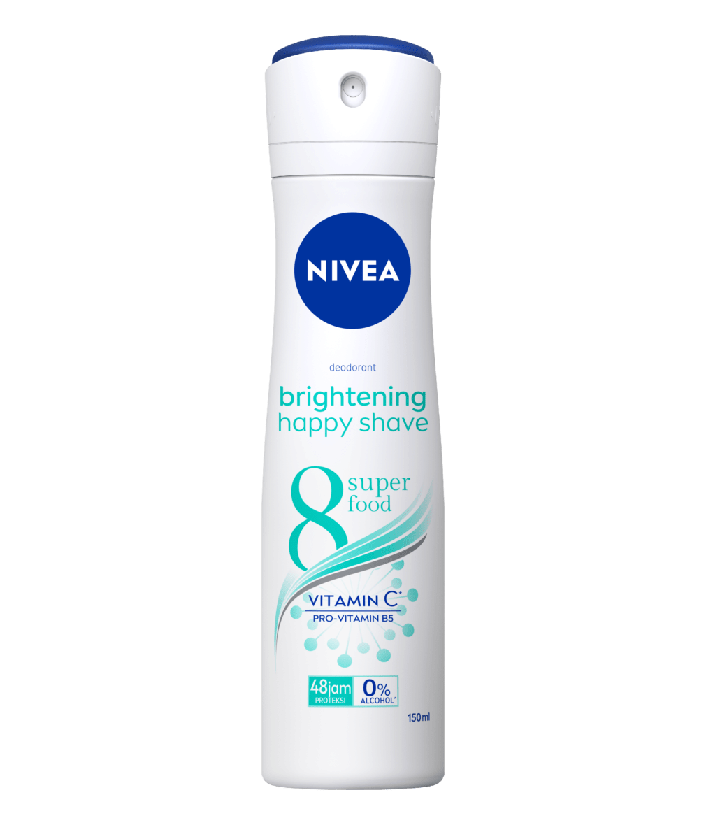 NIVEA Brightening Happy Shave 8 Superfood Deodorant Spray
