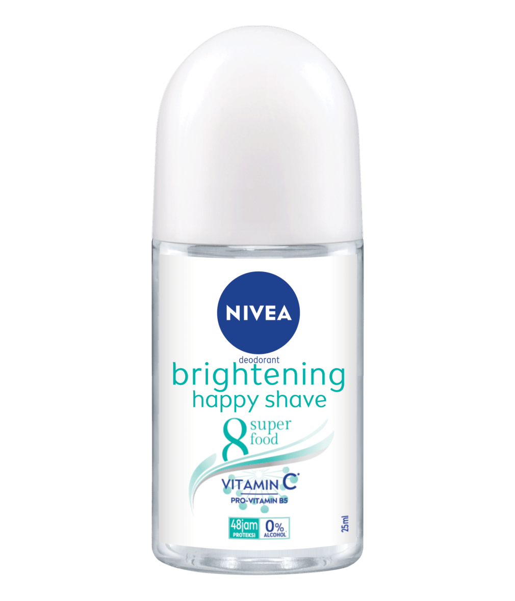 NIVEA Brightening Happy Shave 8 Superfood Deodorant Roll On