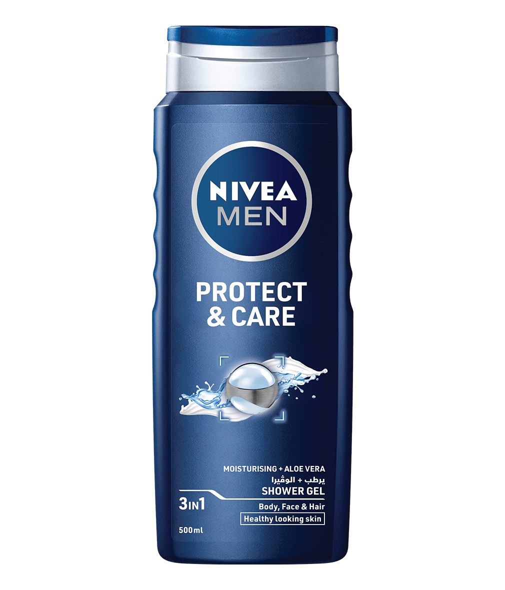 NIVEA Men Protect & Care Gel 500ml clean packshot bi-lingual