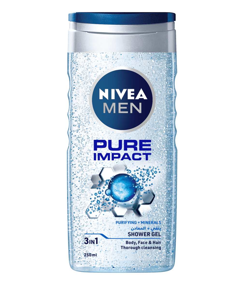 80892 Nivea Men Pure Impact shower gel 250ml clean packshot 